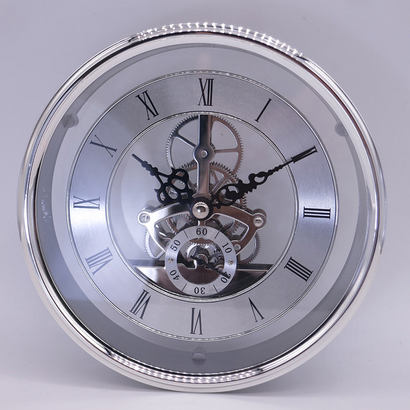 diameter 149 MM zilveren skelet klok inzet klokdeel